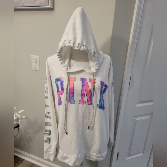 VS PINK BLING WATERCOLOR HOODIE - Picture 3 of 10